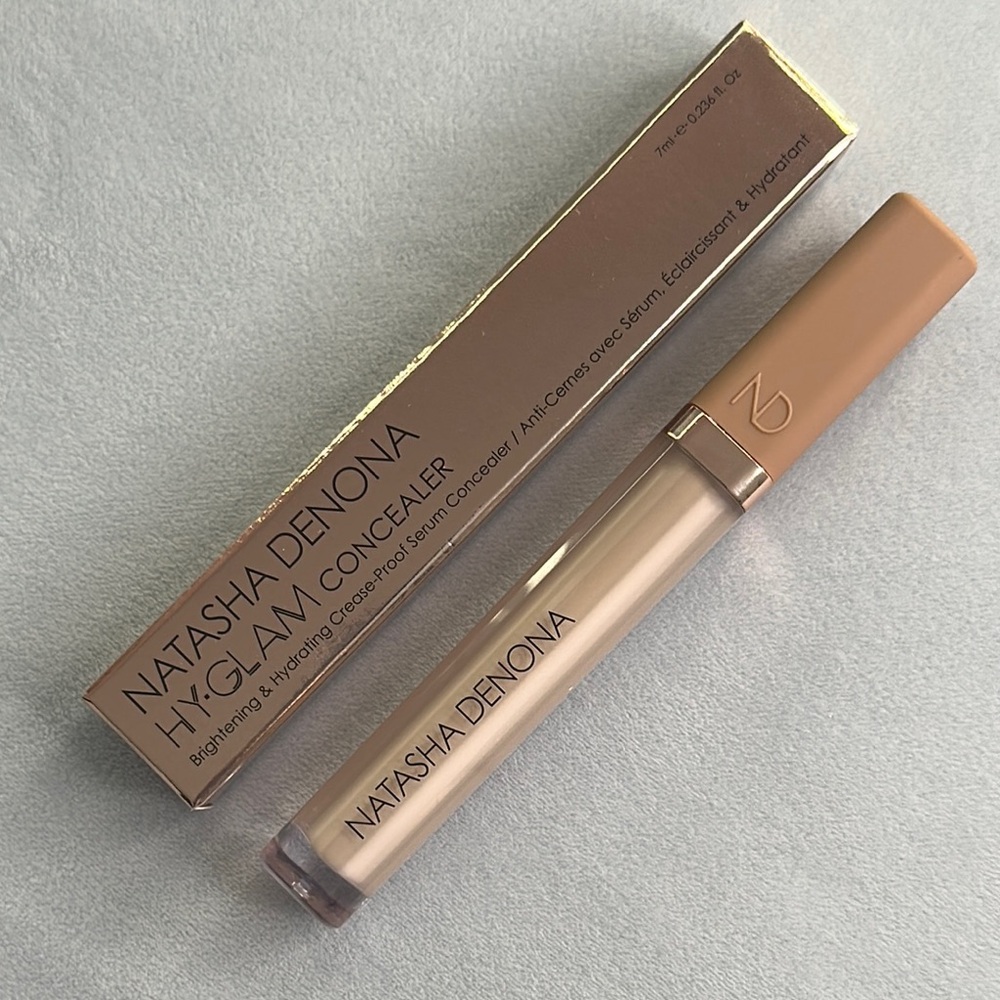 🎨 NATASHA DENONA | HY-GLAM BRIGHTENING & HYDRATING CREASE PROOF SERUM CONCEALER